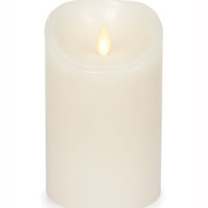 Luminara LED Flameless Vanilla Scented Candle, Ivory