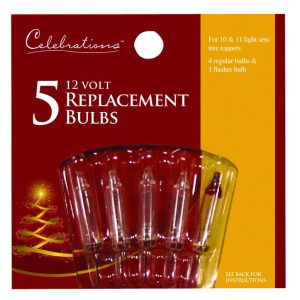 Celebrations 1145-2-71 Clear, Mini Replacement Bulbs, 12V