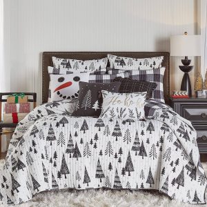 Levtex Home Northern Star Quilt Set, Black, Twin